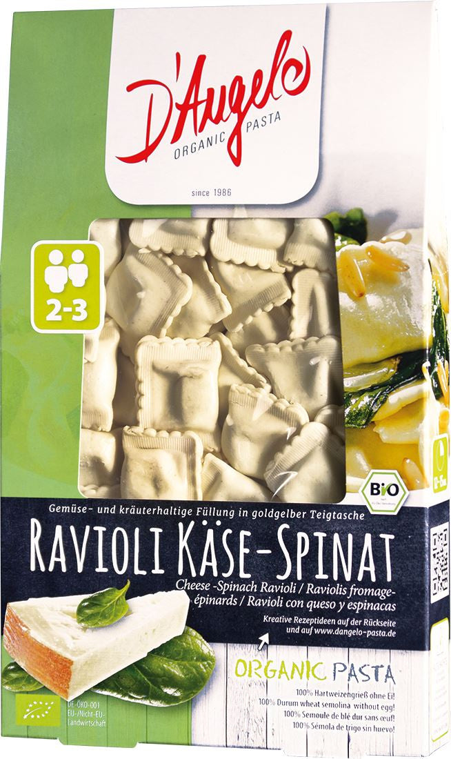Ravioli z Serem i Szpinakiem BIO 250 g