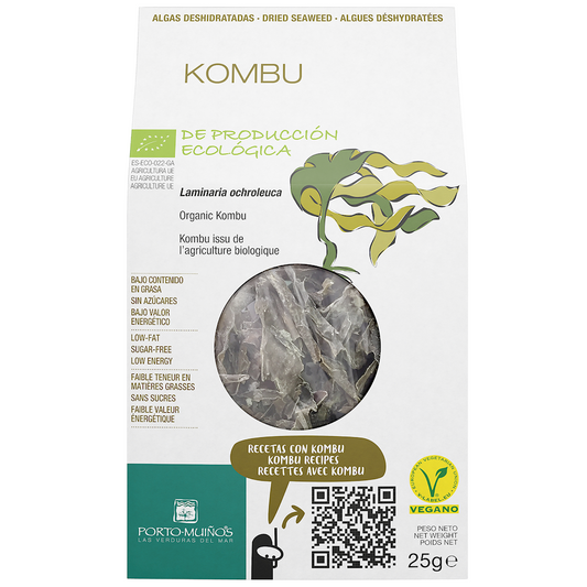 Algi Morskie Suszone - Kombu BIO (3 szt x 25 g)