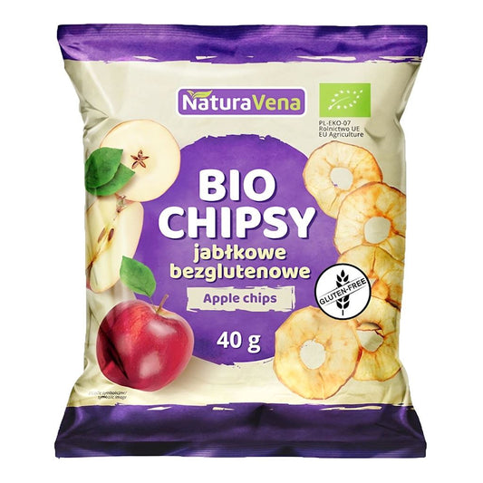 Chipsy Jabłkowe Bezglutenowe BIO (8 szt x 40 g)