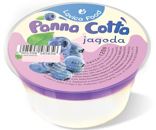 Deser Panna Cotta z Jagodami (3 szt x 120 g)