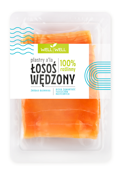 Łosoś Wędzony Roślinny Plastry (2 szt x 100 g)