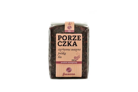 PORZECZKA CZERWONA SUSZONA POLSKA BIO (250 g)