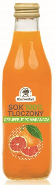 Sok Grejpfrut - Pomarańcza Nfc (4 szt x 250 ml)
