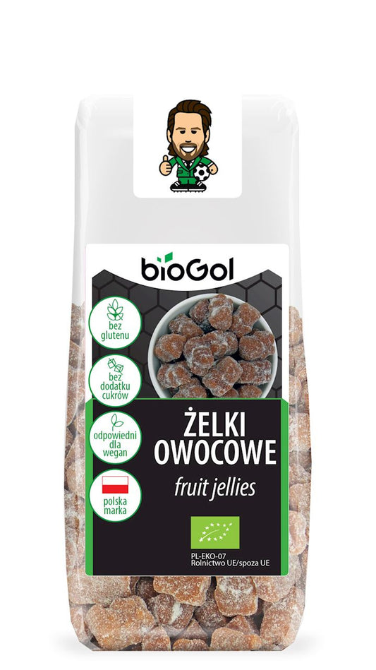 Żelki Owocowe Bez Żelatyny Bezglutenowe BIO (3 szt x 90 g)